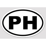 Phish - PH Euro Oval Bumper Sticker Decal - Sticker