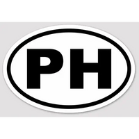 Phish - PH Euro Oval Bumper Sticker Decal - Sticker