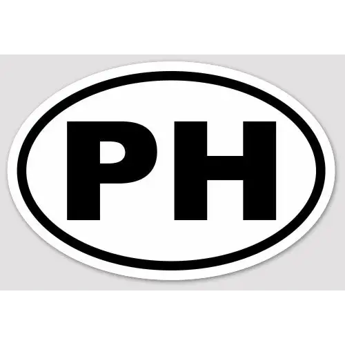 Phish - PH Euro Oval Bumper Sticker Decal - Sticker