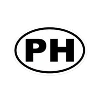 Phish Euro Oval Bumper Sticker Ph Decal