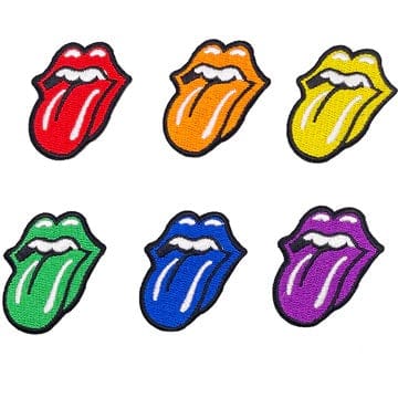 Rolling Stones - Mini Tongues Patch Set - Patches