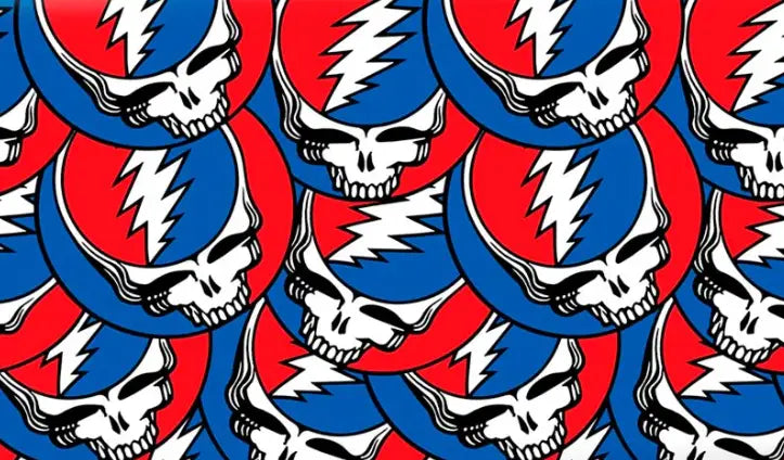 Grateful Dead Steal Your Face Logo Collage