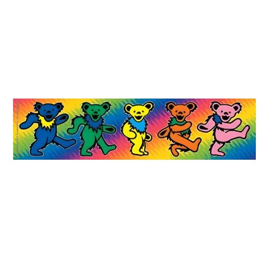 Grateful Dead - Tie Dye Dancing Bears Sticker