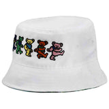 Grateful Dead - Sombrero de pescador reversible con osos danzantes