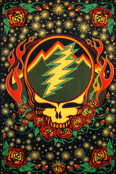 Grateful Dead - Scarlet Fire 3D Tapestry Wall Hanging - Tapestries