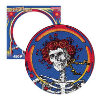 Grateful Dead - Skull & Roses Round Jigsaw Puzzle
