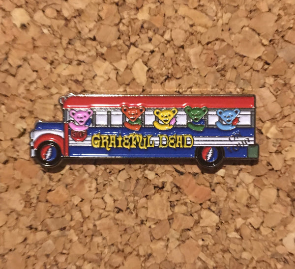 Grateful Dead - Pin de sombrero coleccionable Tour Bus