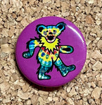 Grateful Dead - Tie Dye Bear Button