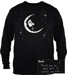 Grateful Dead - Jerry Garcia L/S Moon T-Shirt - GratefulDeadShop.com –