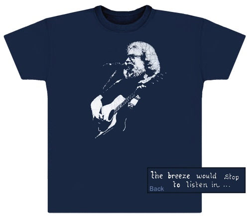 Jerry Garcia – - - Playing GratefulDeadShop.com Acoustic T-Shirt