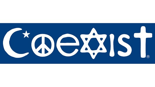 Coexist Bumper Sticker
