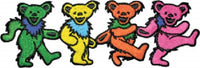 Grateful Dead - Parche grande de 4 osos danzantes