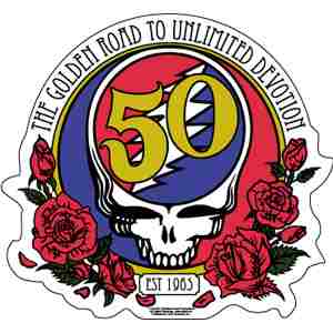Grateful Dead - 50Th Anniversary Logo Sticker - Sticker