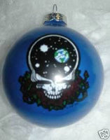 Grateful Dead - Space Your Face Blue Holiday Ornament
