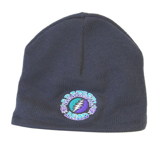 Grateful Dead - Embroidered Bolt Fleece Beanie Hat