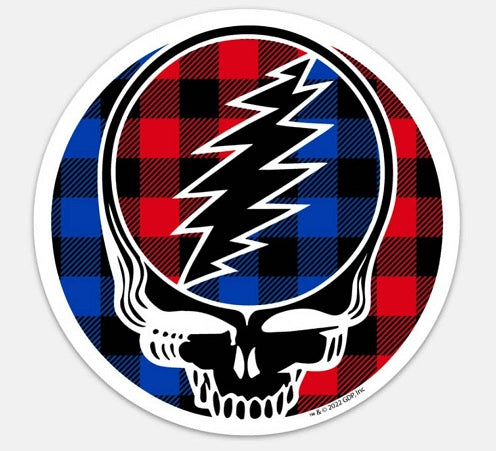 Grateful Dead - Buffalo Plaid SYF Sticker