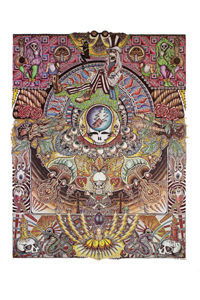 Grateful Dead - Collage psicodélico Póster