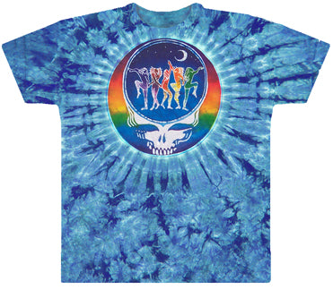 Grateful Dead - Dance Your Face Tie Dye T-Shirt - Medium - Shirts