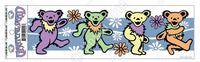 Grateful Dead - Dancing Bears and Flowers Bumper Sticker