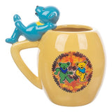 Grateful Dead Dancing Bear Sculpted Oval Ceramic Mug