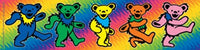 Grateful Dead - Tie Dye Dancing Bears Sticker - Sticker