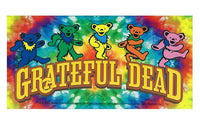 Grateful Dead - Tie Dye de osos bailarines Pegatina