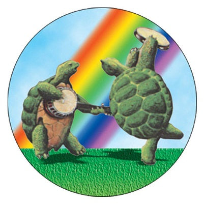 Grateful Dead - Botón Pinback de tortugas danzantes