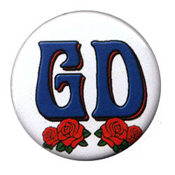 Grateful Dead - Botón GD Roses