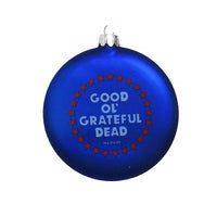 Grateful Dead - Adorno navideño con disco de cristal SYF de 100 mm