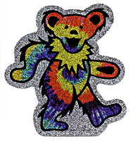 Grateful Dead - Glitter Tie Dye Dancing Bear Sticker