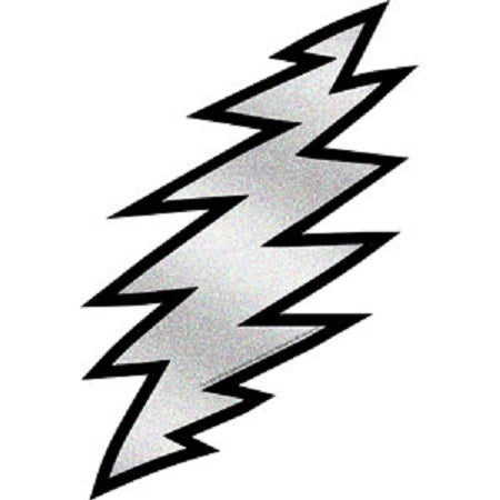 Grateful Dead - Glitter Lightning Bolt Sticker - Sticker