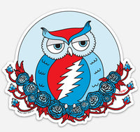 Grateful Dead - Grateful Owl Sticker