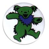 Grateful Dead - Botón verde del oso bailando