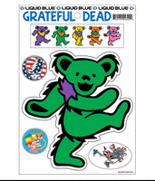 Grateful Dead - Green Dancing Bear Sticker