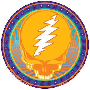 Grateful Dead - Mini Orange Sunshine Decal Sticker