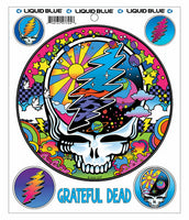 Grateful Dead - Hoja de pegatinas múltiples Mod SYF Stealie