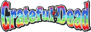 Grateful Dead - Parche termoadhesivo con logotipo de arcoíris
