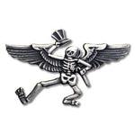 Grateful Dead - Dancing Skeleton Pilot Wings Pin - Housewares