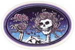 Grateful Dead - Skull And Roses Oval Sticker - Sticker