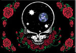 Grateful Dead - Space Your Face Roses Magnet