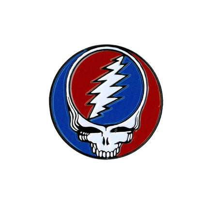 New Embroidery Grateful Dead Steal Your Face Logo Pin Collection