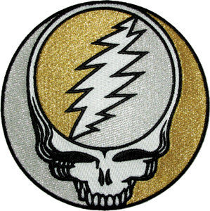Grateful Dead - Silver / Gold Steal Your Face Patch - Misc.