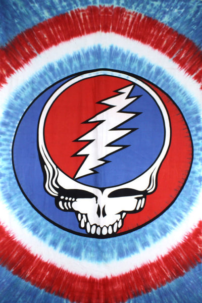 Grateful Dead - Red White & Blue Steal Your Face Tapestry - Tapestries