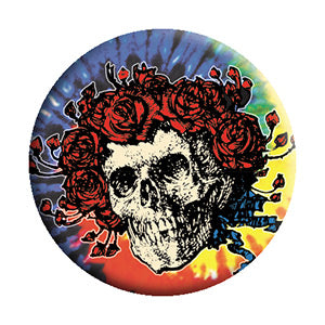 Grateful Dead - Botón Bertha Calavera y Rosas