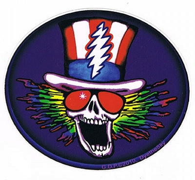 Grateful Dead - Uncle Sam Mini Sticker