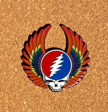 Grateful Dead - Winged Steal Your Face Pin