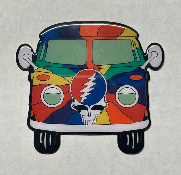 Grateful Dead - He's Gone VW Bus Metal Sticker