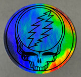 Grateful Dead - Holographic Steal Your Face Sticker