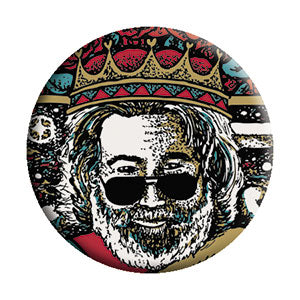Jerry Garcia - King Card Button