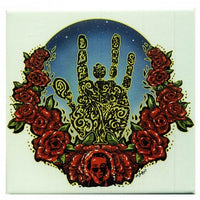 Jerry Garcia - Hand & Roses Magnet